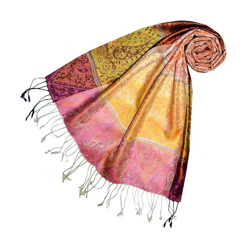Lorenzo Cana Pashmina Scarf Jacquard Woven Women's Scarf 100% Silk