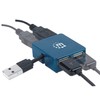 Manhattan 160605 Hub USB, 4 Puertos USB 2.0/1.1, Color Negro