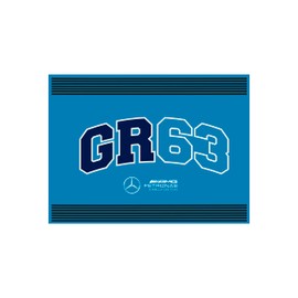 Mercedes AMG Petronas Formula One Team - George Russell Flag - Blue - Size: 90 x 120 cm