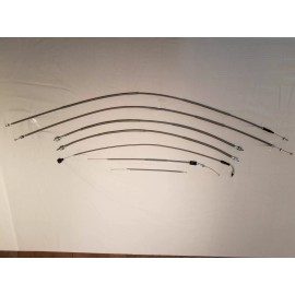 KDI reproduction 1969 at1 ct1 control cable 7 pc. set (fits yamaha)