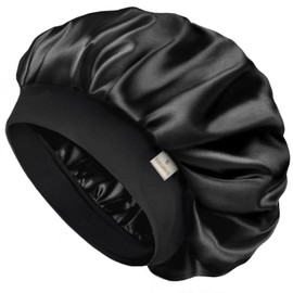 YANIBEST Hood for Men Hair Cap for Sleeping Double Layer Satin Caps for Black Women Curly Hair Sleep Cap