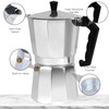 9 Cup Espresso Coffee Maker – Durable Aluminum, Fast Brewing,