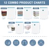 12 Pack Vacuum Storage Bags, Space Saver Vacuum Storage Bags,