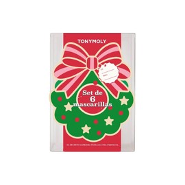 TONYMOLY Set 6 Mascarillas Faciales Fresh To Go  Hidratacin y Luminosidad Instantnea  2 Coco  2 Aguacate  2 Aloe  Pack Edicin Especial                