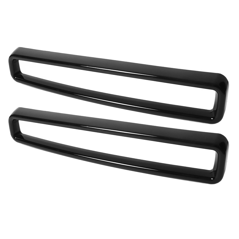Car Front Grille Trim Bright Black UV Protection Coating Replacement