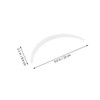 IWOWHERO Professional Eyebrow Ruler Set Brow Mapping Ruler Shape Positioning