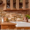 5 - Sheet Peel and Stick Backsplash Wall Tile, PVC