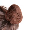 2x Dark Brown Slumber Hair Net - Elasticated Mesh Styling