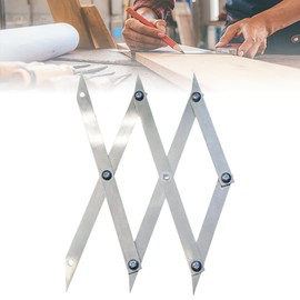 3 Point Centre Finder for Precisely Measuring, Woodworking Center Point Finder, Woodworking Center Finding Marking Tool, Equal Space Divider, Equal Spacing Layout Tool (1)