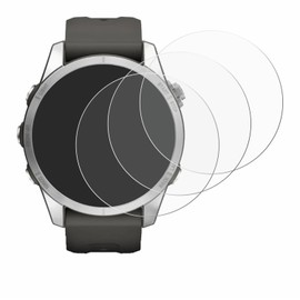 Savvies 6 Pack Screen Protector compatible with Garmin Fenix 7S Pro Solar (42 mm) Protection Film Clear