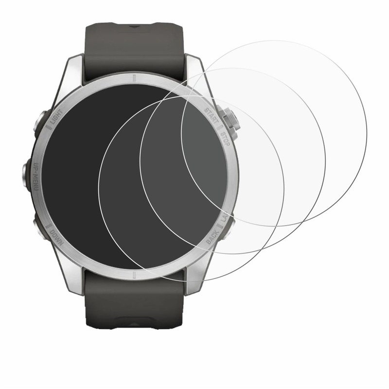 Savvies 6 Pack Screen Protector compatible with Garmin Fenix 7S