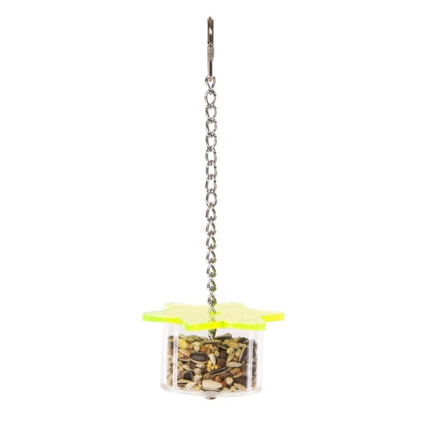 HappyBird Foraging Star Feeder - Hideaway Toy for Parakeets and