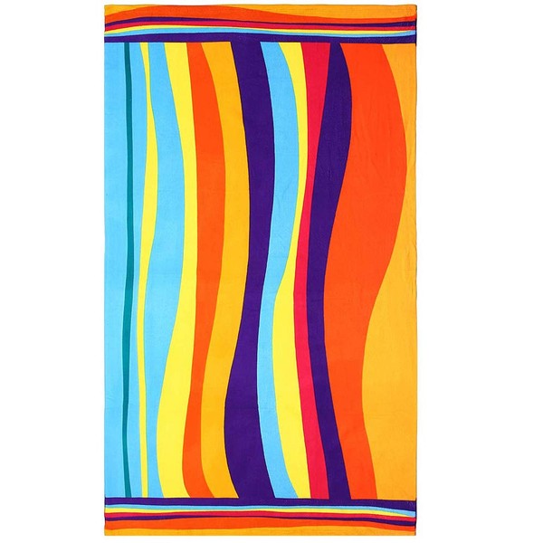 ZTBF Beach Towel 40x70in Microfiber Quick-Drying Bath Towel Convenient Thin