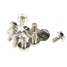 kenable M3.5mm Case Screws for Motherboard Riser QS: 10214 [10 Pack] [M3.5-10 PACK]