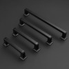 BUKOBYHE 10 Pack 3-3/4 Inch Kitchen Cabinet Handles Matte Black