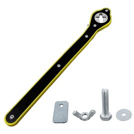 Auto Jack Ratchet Wrench, 360° Swivel Labor-Saving Jack Lug Wrench, Scissor Jack Lift Speed Long Handle Tool for Tire Wheel, Universal Forward and Reverse Knob Design for Travel Truck Motorcycle SUV