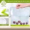 8 Pack Silicone Bags Reusable Storage Silicone Ziplock Bags-3 Reusable