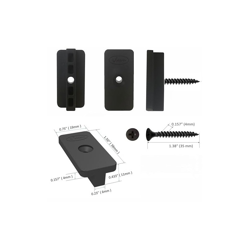 Valdern Hidden Fasteners for Composite Decking Board, Composite Decking Clips