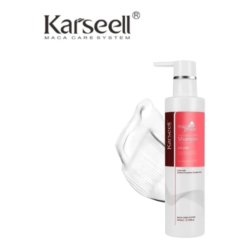 Kit Capilar Karseell Shampoo Aceite Maca Power Reparación