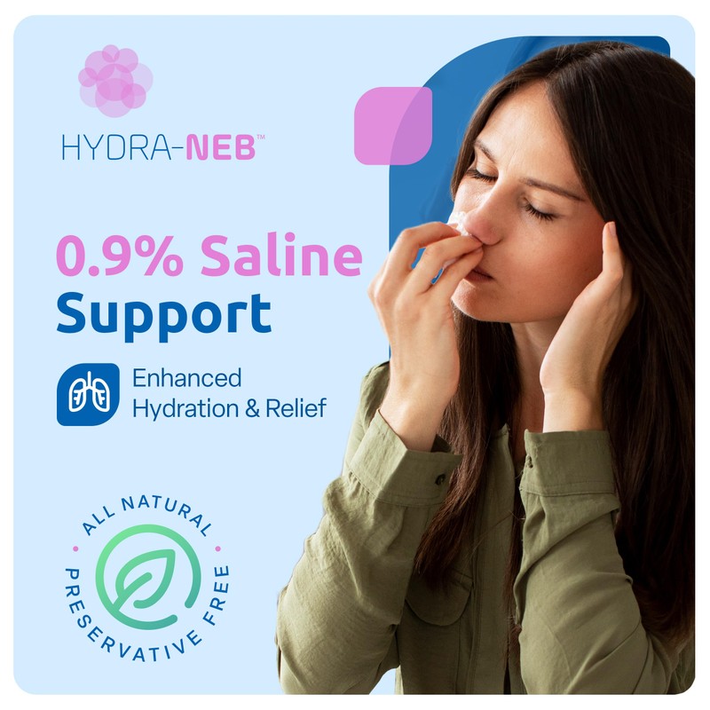 50ml Isotonic Saline Solution 0.9% NaCl - Inhalation Solution for
