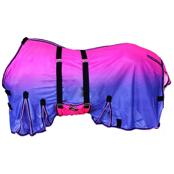 CHALLENGER 74" Horse Mesh Lightweight Breathable Summer Spring Sheet Bellyband