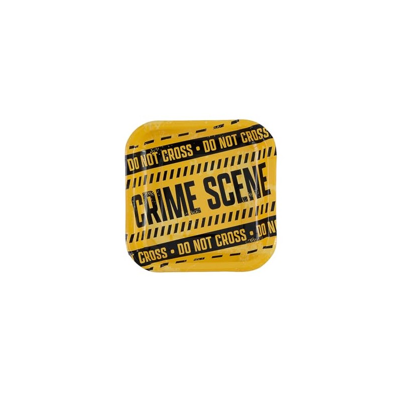 Fun Express 7" Mystery Party Crime Scene Tape Paper Dessert