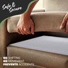 Nevlers 84"x22" White Couch Cushion Grip Pad | Durable PVC