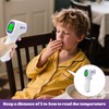 Forehead thermometer,Thermometer for Adults,Non-Contact Infrared Thermometer with Fever Alarm,Digital Thermograph