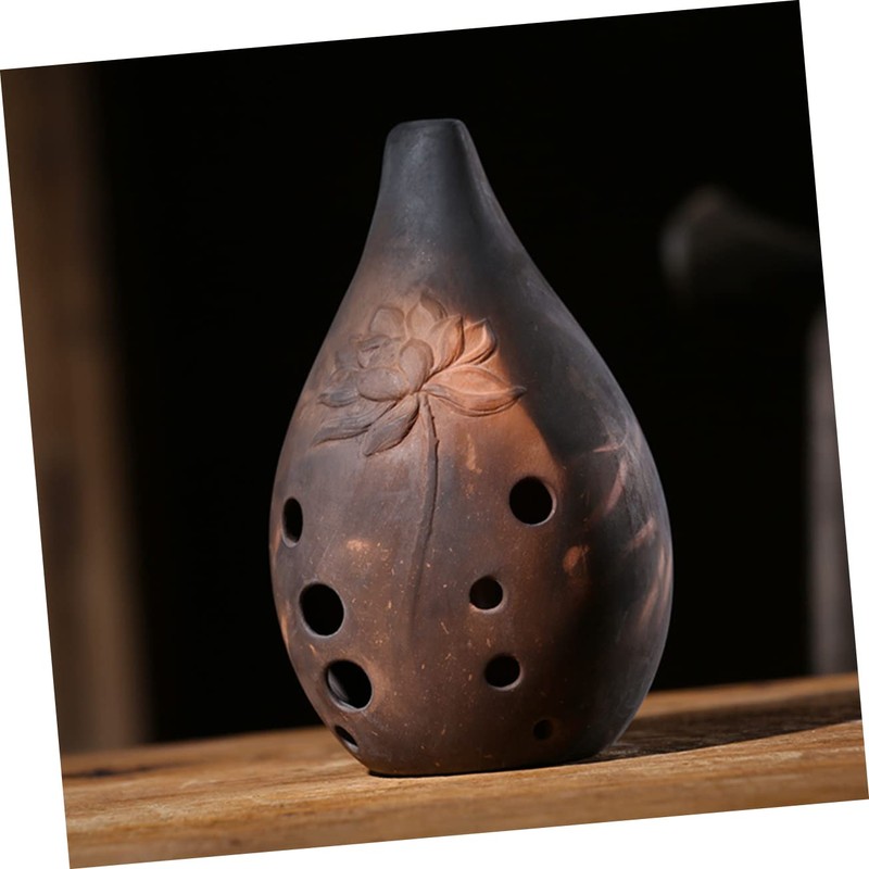 Levemolo Xun 10 Holes Ceramic Ocarina Unique Ancient Chinese Instrument