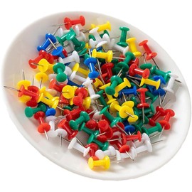 Assorted Coloured Push Pins Approx. 50pc Notice Cork Board