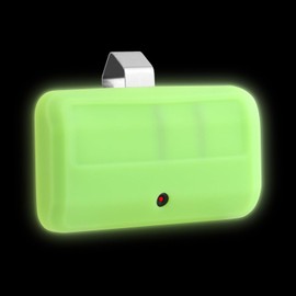 Funda para Liftmaster Chamberlain Craftsman Solidremote 893LM 891LM 893MAX repuesto para puerta de garaje con control remoto, funda de silicona brillante verde
