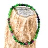 Taddart Minerals Red Green Natural Gemstone Ruby Zoisite Bracelet with