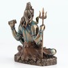 Hindu God Shiva Lord of Divine Energy Holding Trident and