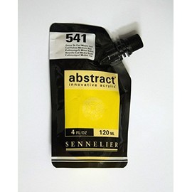 Sennelier Abstract Innovative Acrylic Artist Paint Pouch 120ml (541 Cadmium Yellow Medium Hue)
