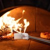 G.a HOMEFAVOR Pizza Oven Ash Rake, Stainless Steel Charcoal Rake