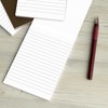 MuiAng 6 Pcs Perforated Note Pads College Ruled - 4"