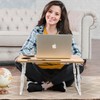 DECOSIS Laptop Bed Desk Height Adjustable, Bed Laptop Table with