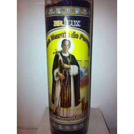 Saint Martin of Porres 7 Day Unscented Candle in Glass (San Martin De Porres)