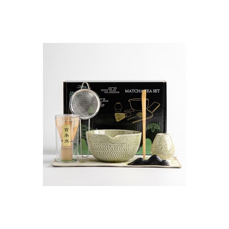 DWEHIXBUY juego de batidor matcha para ceremonia, accesorio de batidor