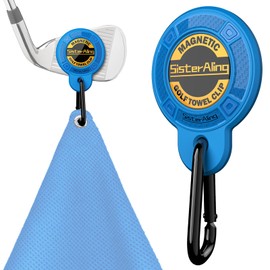 SisterAling Magnetic Clip for Golf Towel,Removable Industrial Magnetic Accessories Design for Strong Hold to Golf Carts or Clubs