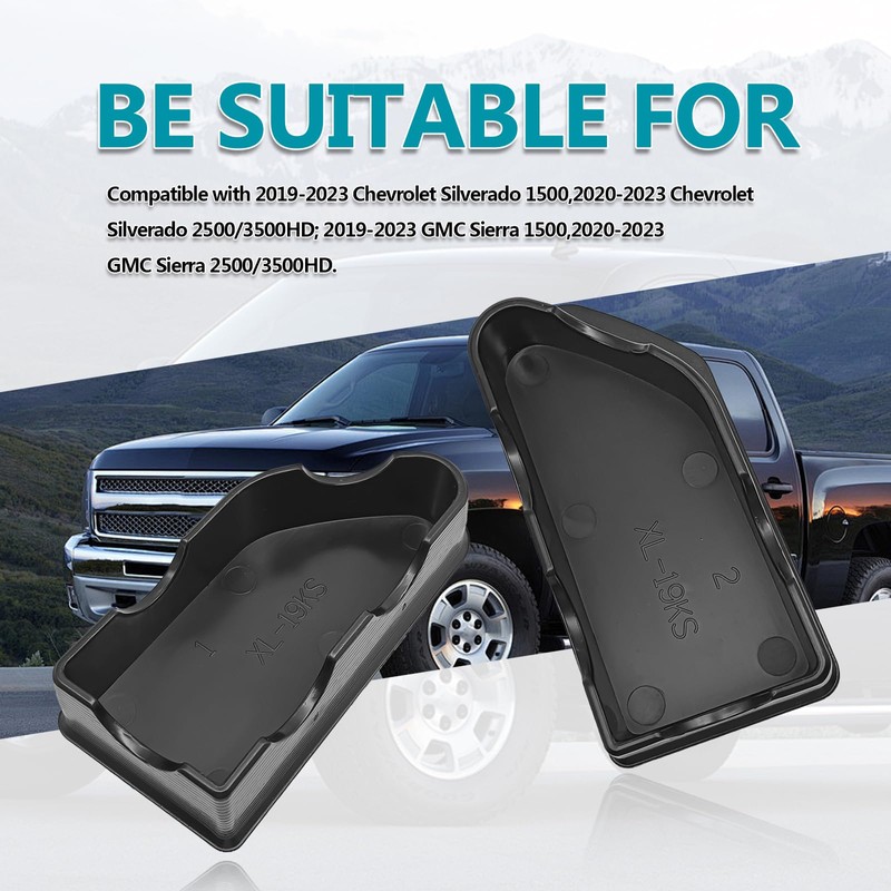 Bed Rail Stake Pocket Covers/Stake Pocket Covers for GMC Sierra