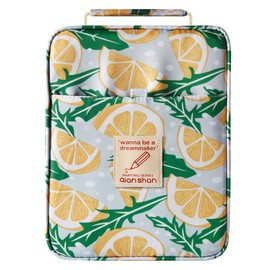 qianshan Pencil Case Holder Slot - Holds 202 Colored Pencils or 136 Gel Pens with Zipper Closure - Large Capacity Pen Organizer for Watercolor Pens or Markers - Perfect for Artist Grey Lemon