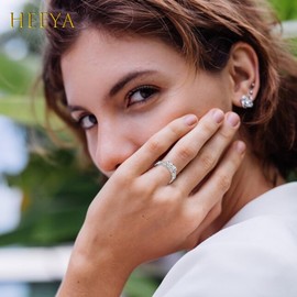 Sterling Silver Fidget Rings for Anxiety Women To My Daughter, Adjustable Anti Aniexty Stress Relief Silver Anxiety Ring for Daughter with Cubic Zircon, Mum Daughter Birthday Gifts