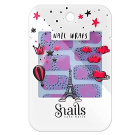 Snails 30002303 Nail Wrap Pink Zebra
