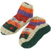 GURU SHOP Wool Slippers, Hand Knitted Hippie Hut Shoes 37-39,