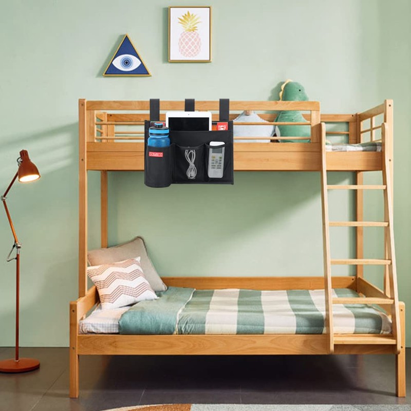 Zafit Hanging Bedside Caddy, Bedside Storage Organizer for Magazine, Phone,