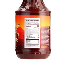 Blazing Star Spicy BBQ Sauce - Made with Carolina Reaper Pepper for a Fiery Kick, Perfect Hot BBQ for Daring Taste Buds - Spicy Infused Rub for Added Flavor (20 oz) by Blazing Star