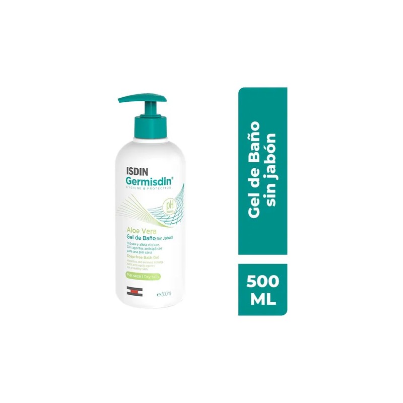Germisdin Higiene Corporal Aloe Vera, Antiséptico, 500 Ml
