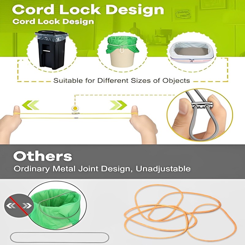 Trash Can Rubber Bands Fits 33 Gallon Trash Cans Colorful