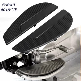 Unbranded For Harley 2018-UP Softail Rider Footboard Floorboard Foot peg Footrest Inserts